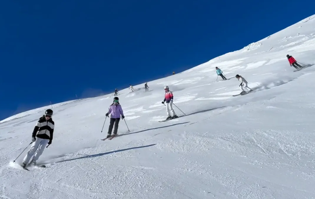 Woldingham skiers make the most of the snow and slopes in Italy