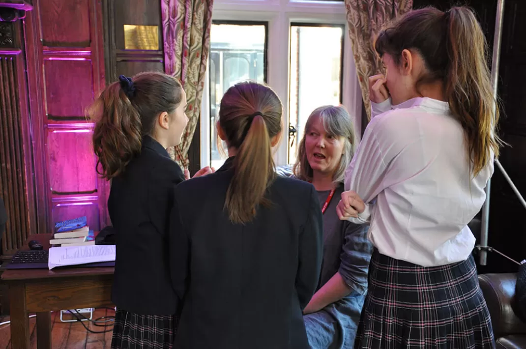 Author Fleur Hitchcock Visits Woldingham
