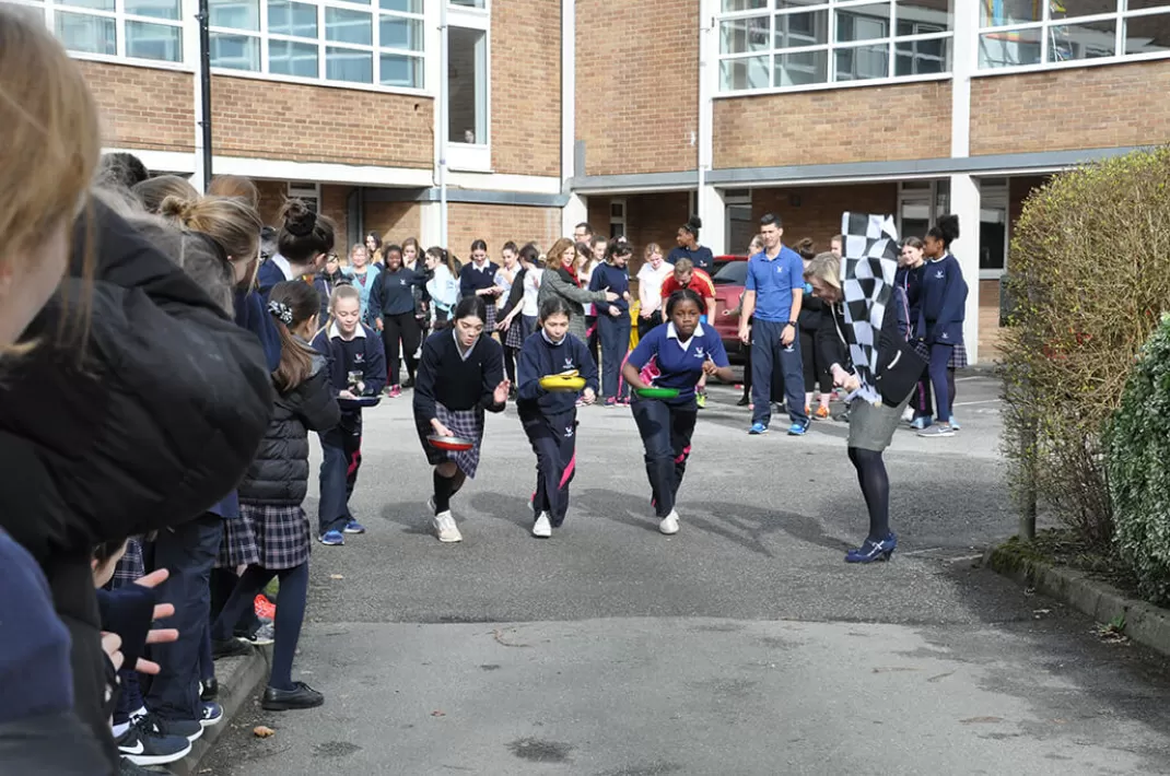 Inter-House Pancake Race 2019