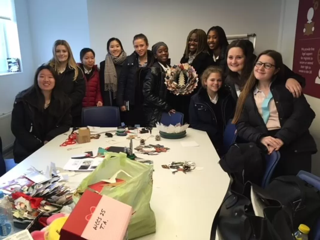 Students support work of Cardinal Hume Centre