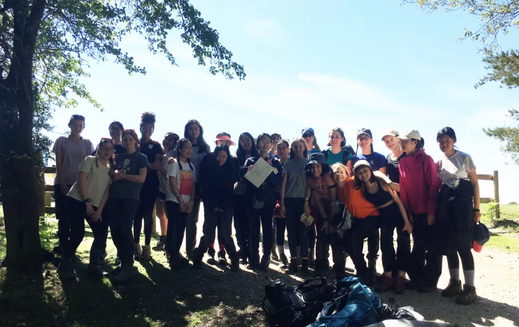 Silver DofE expeditioners tackle heat and a hungry donkey in New Forest