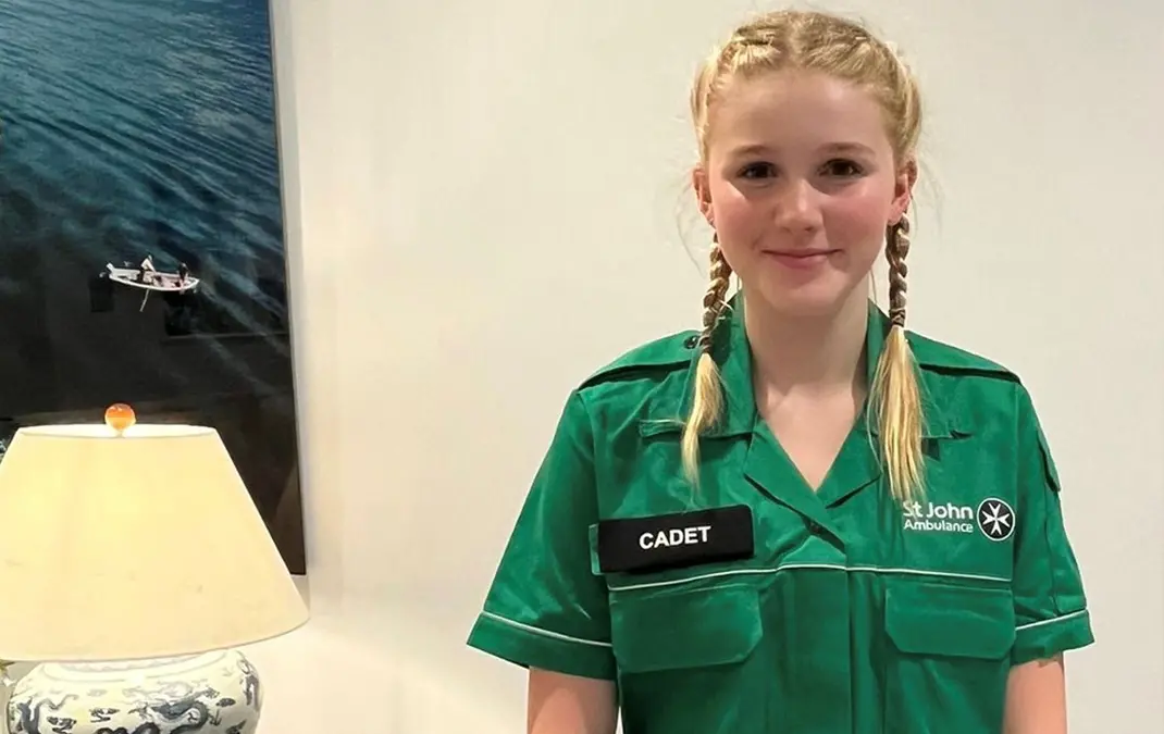Athena looks forward to an exciting summer as a St John Ambulance Cadet, as well as a future in medicine