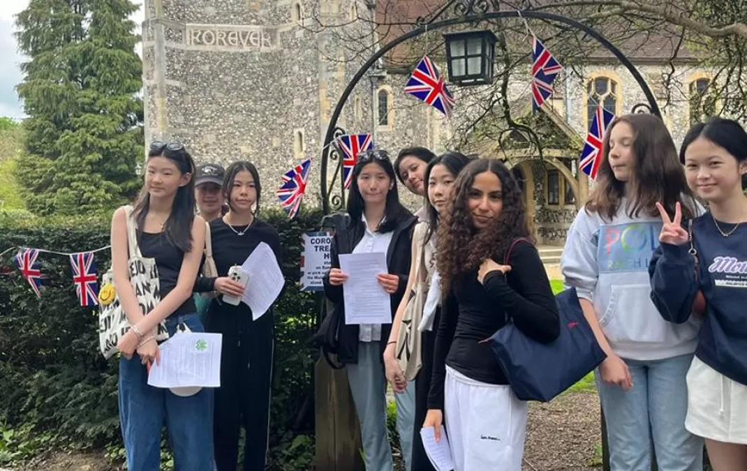 Traditional afternoon tea and a treasure hunt feature in boarders’ “Coronation weekend”