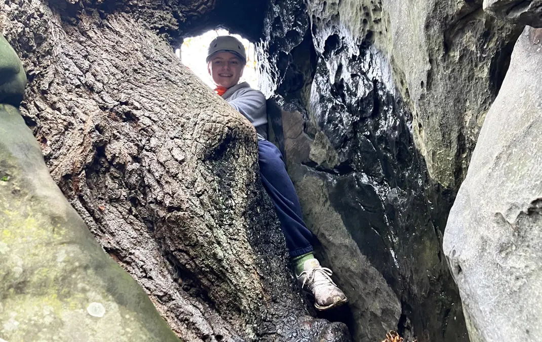 Fantastic first foray into the great outdoors for Rock Climbing Club