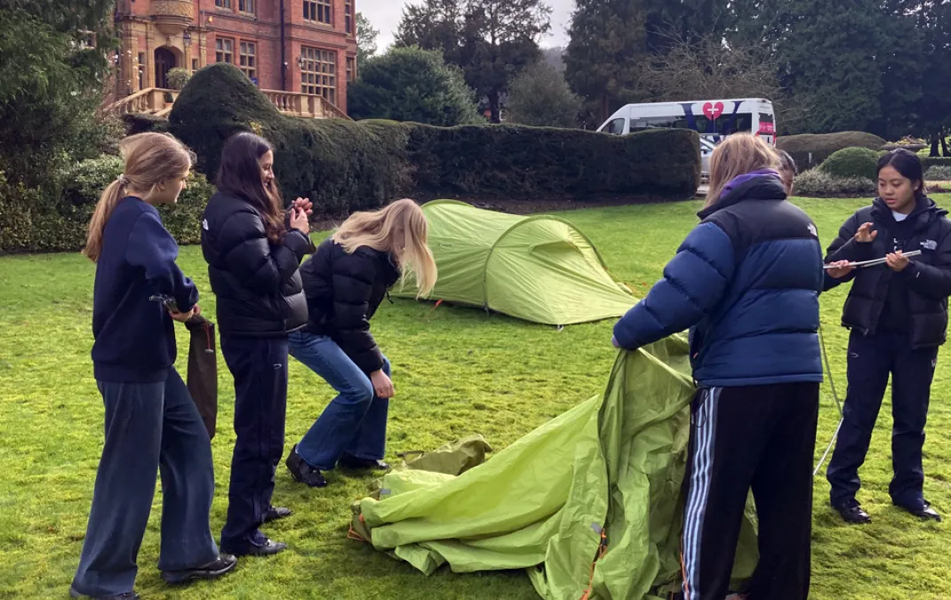 On site training days prepare DofE bronze, silver and gold participants for upcoming expeditions