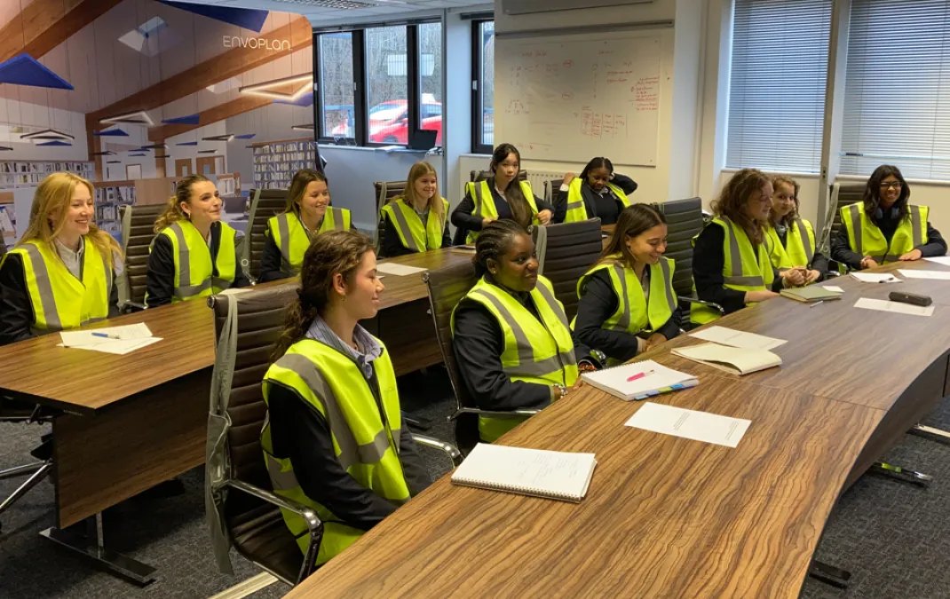 Lower Sixth students given business briefs by interior designer Envoplan