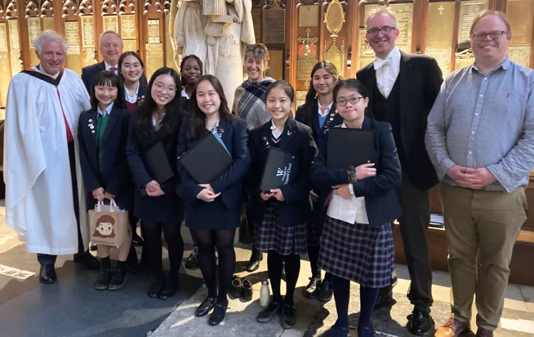 Chapel Choir delighted to take part in Eton College evensong