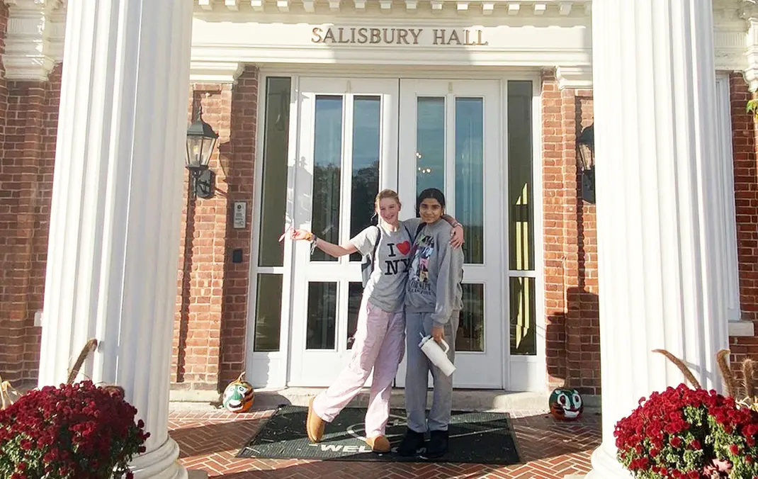 Athena makes the most of exchange experience at sister Sacred Heart school in the USA