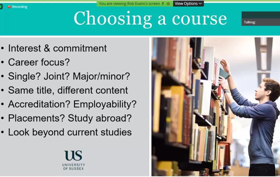 Higher education options and opportunities shared at online event