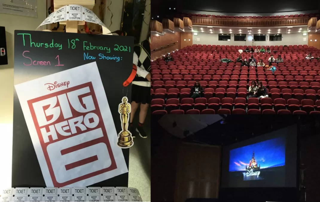 Half term boarding fun includes an afternoon at Woldingham’s cinema