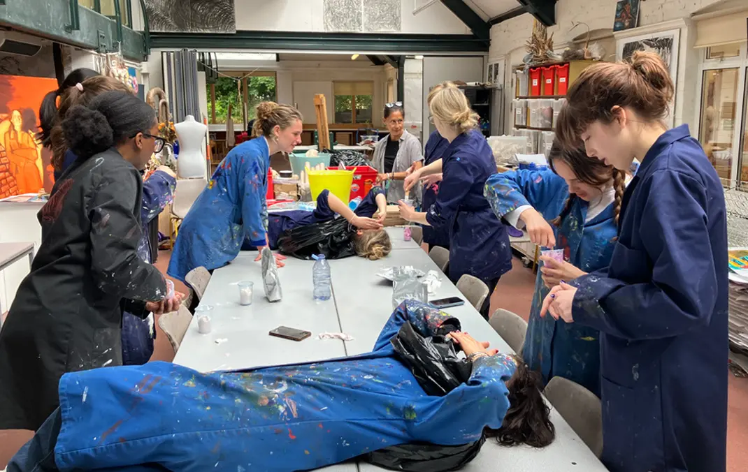 Lower Sixth artists acquire casting skills at expert-led workshop