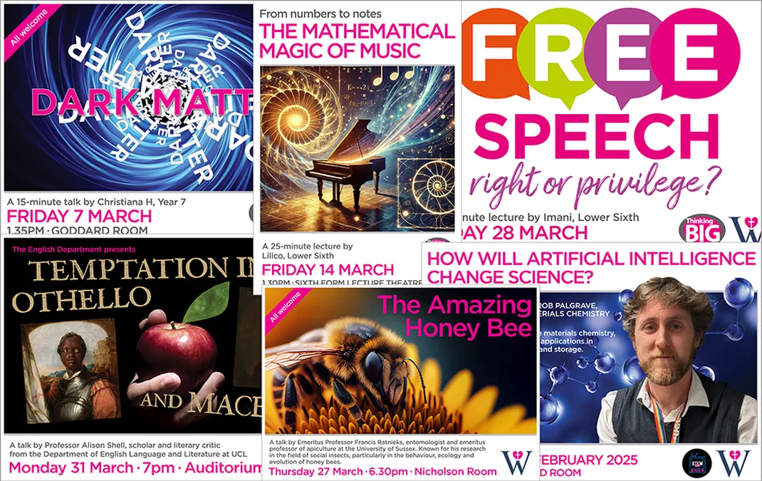 From the amazing honey bee to the mathematical magic of music, talks set minds buzzing