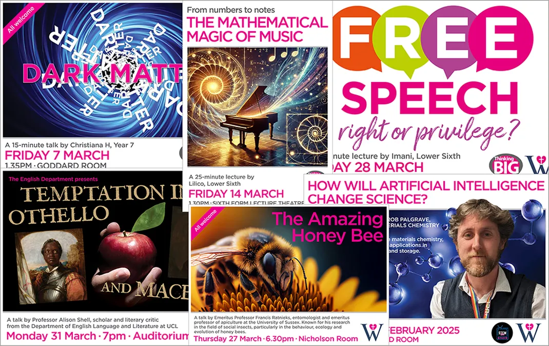 From the amazing honey bee to the mathematical magic of music, talks set minds buzzing
