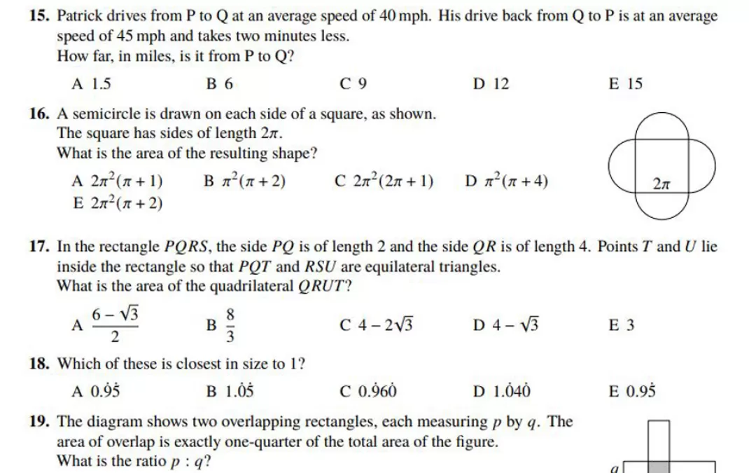 Wonderful results in the Intermediate Maths Challenge