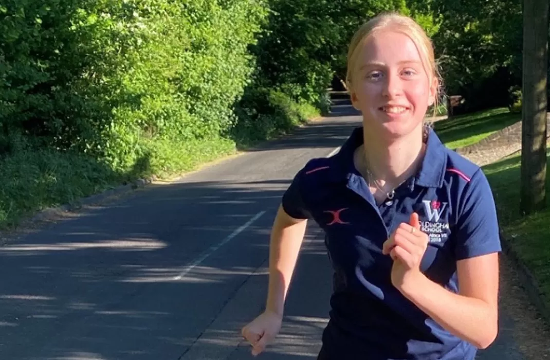 Molly keeps on running for ActionAid's Coronavirus Appeal