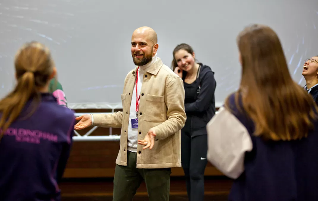 Theatre director’s workshop gives drama students insight into training as a professional actor