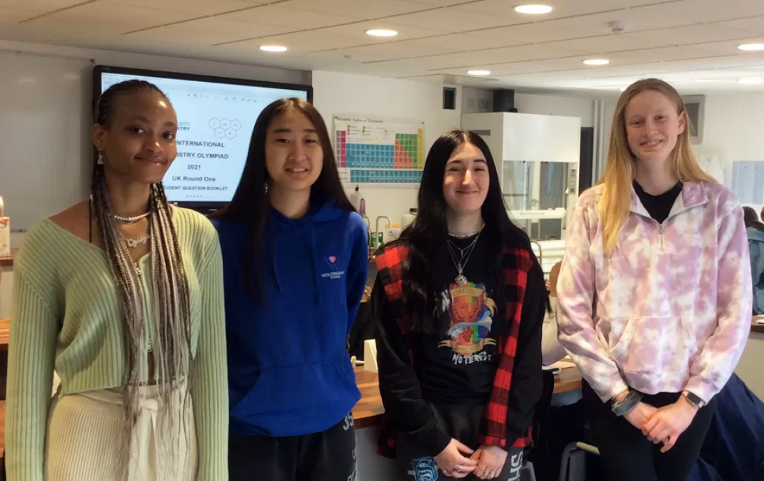Students successfully apply knowledge in challenging UK Chemistry Olympiad