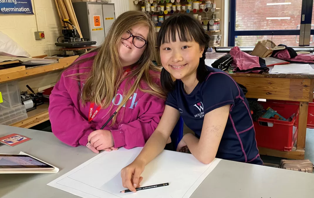 Woldingham and Orpheus students collaborate on art project with an important message