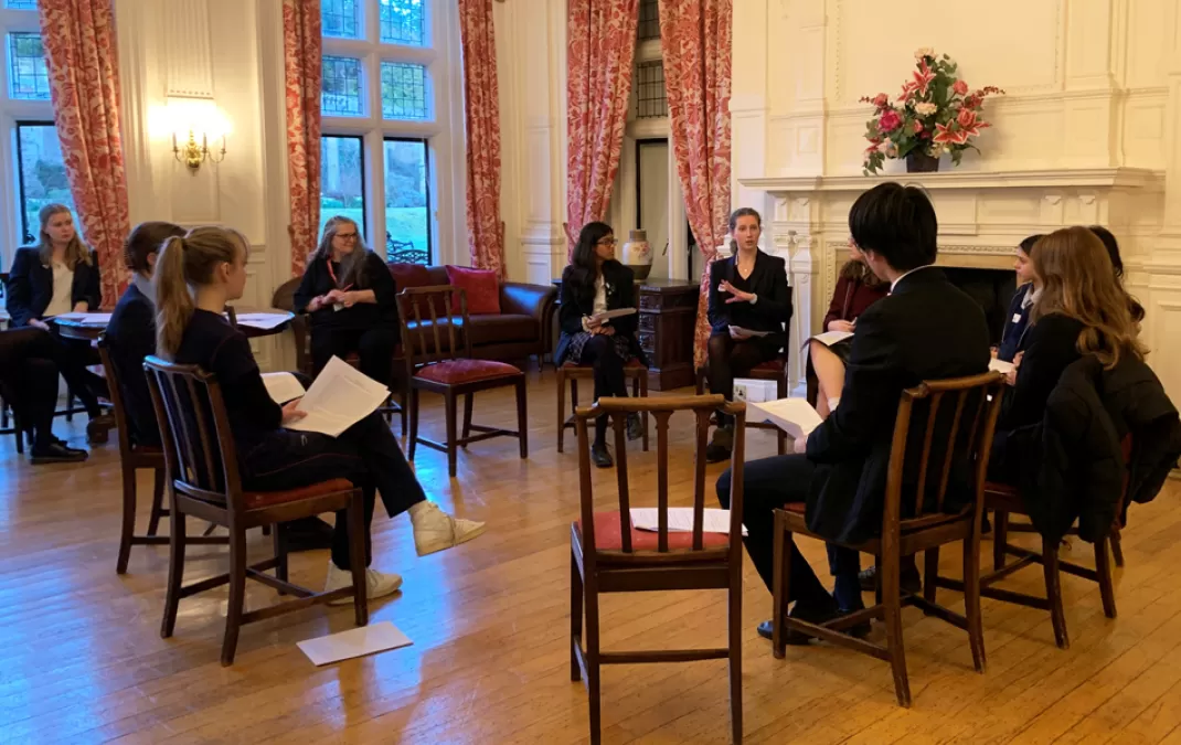 Students strive for shared understanding of challenging ideas at second successful Philosothon