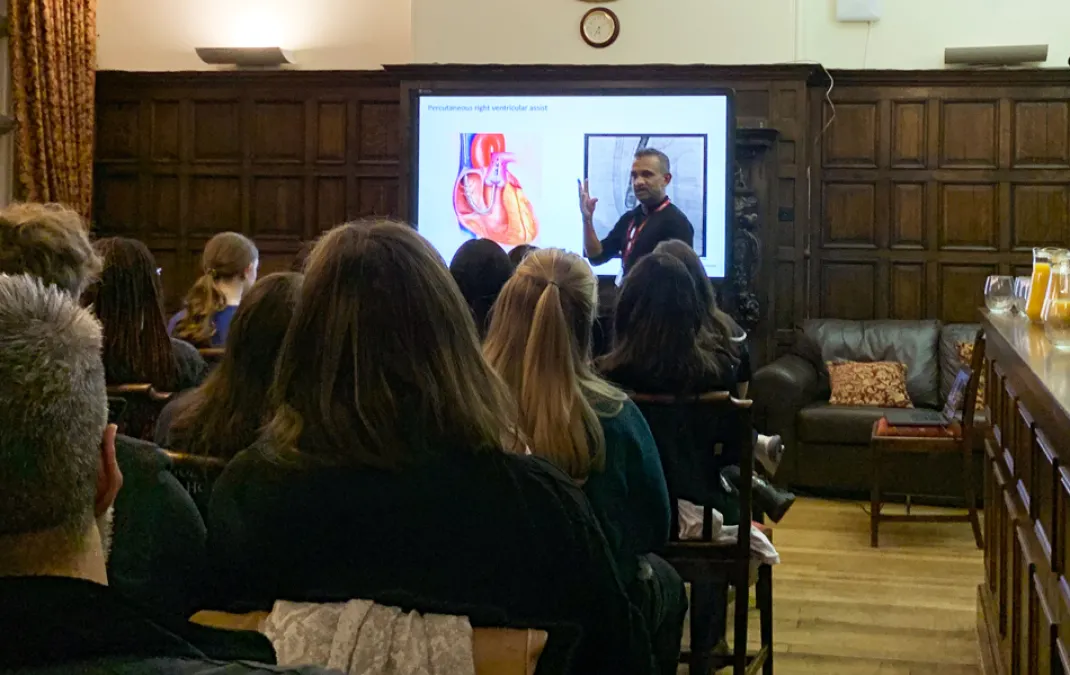 STEM Live speaker explores the fascinating sphere of intensive care