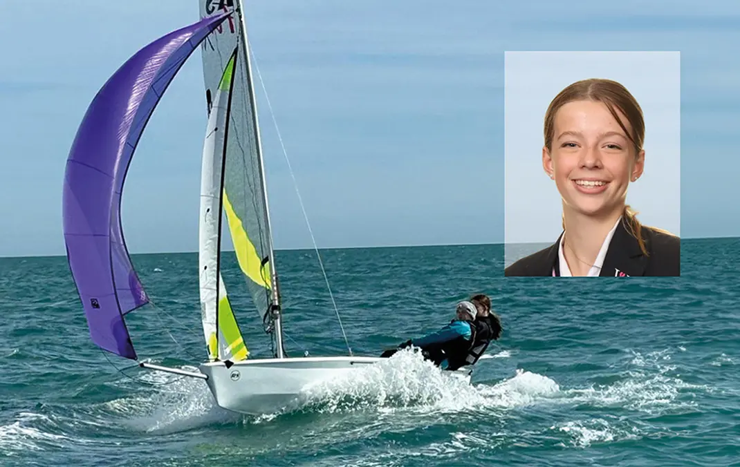Lucy demonstrates strength and stamina at national sailing championships