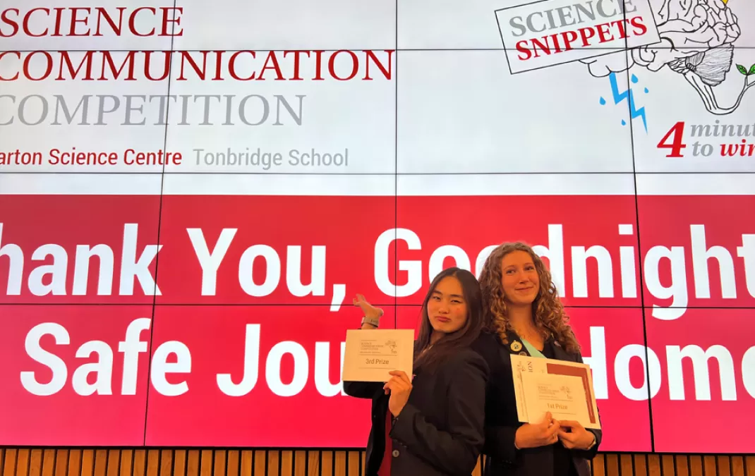Success for Woldingham students in science communication competition