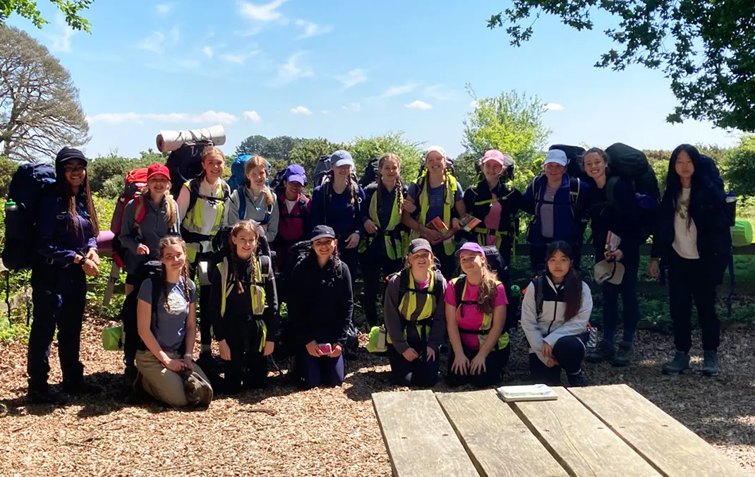 Students learn about themselves, as well as navigation skills, on Silver DofE practice expedition