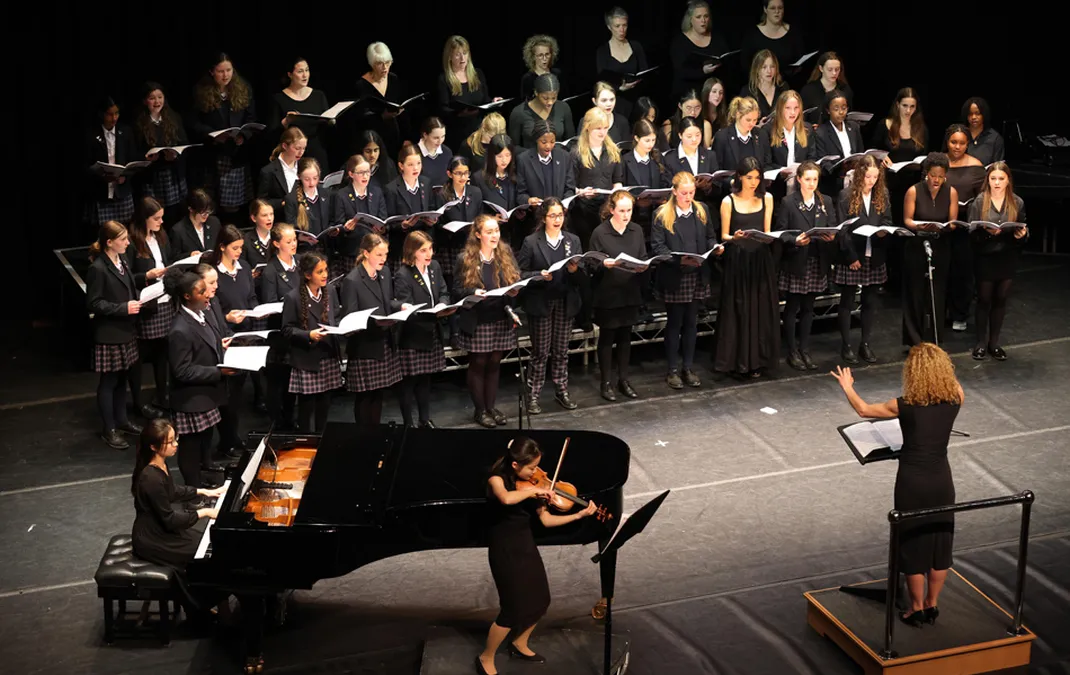 Choirs combine at Spring Concert to tell Syrian refugee’s remarkable story