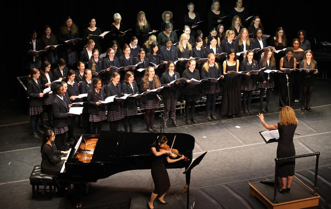 Choirs combine at Spring Concert to tell Syrian refugee’s remarkable story
