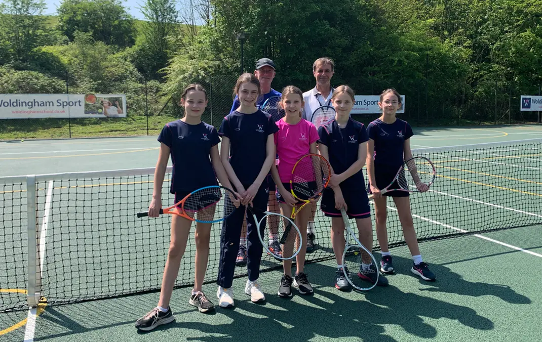 Tennis at Woldingham serves up skills, sociability and the possibility of playing at Wimbledon