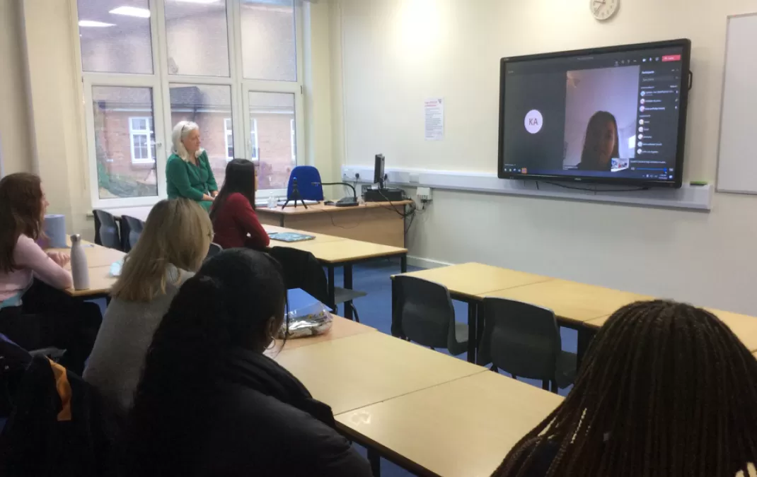 Social distancing no barrier to Upper Sixth networking