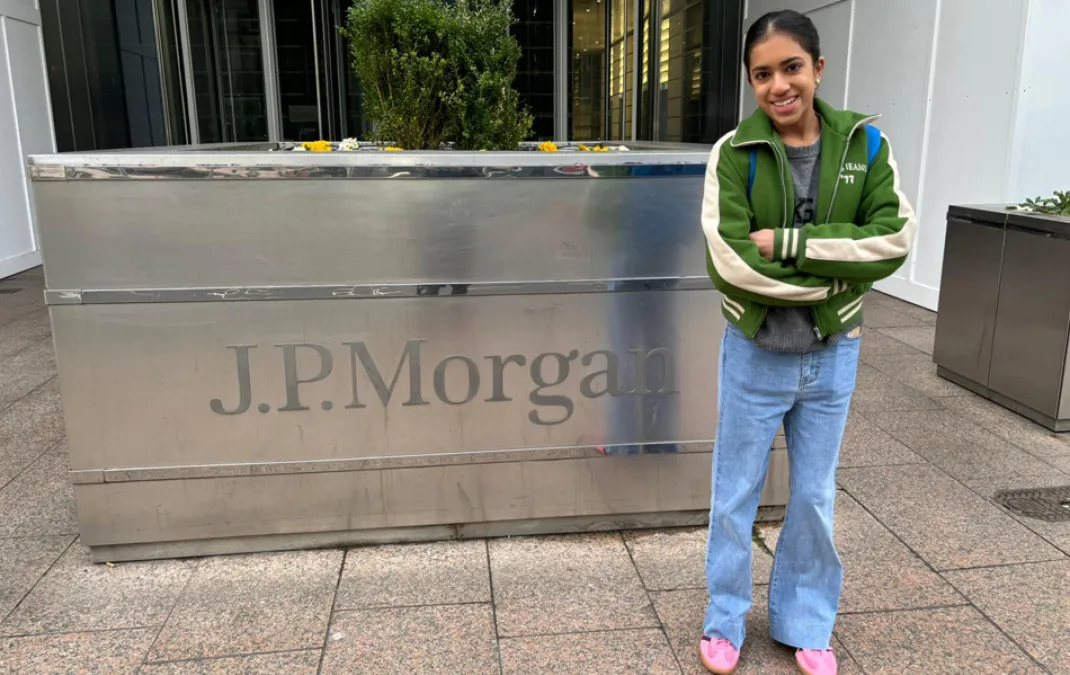 Vaishvi gains valuable new skills on J P Morgan’s Generation Tech programme