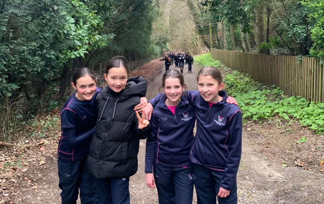 Whole school sponsored walk helps people in need