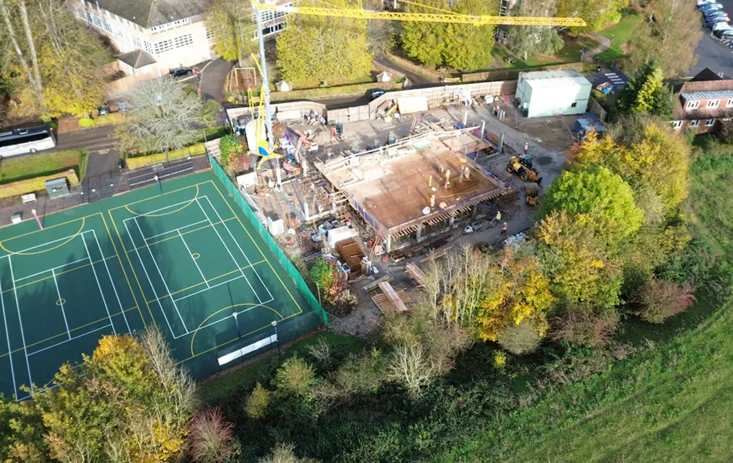 Progress update on Woldingham’s new Sixth Form Centre and Library