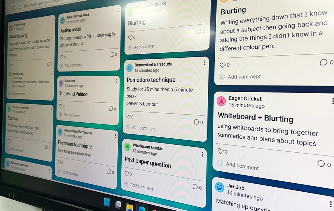 How to revise: students and staff tackle the issue together