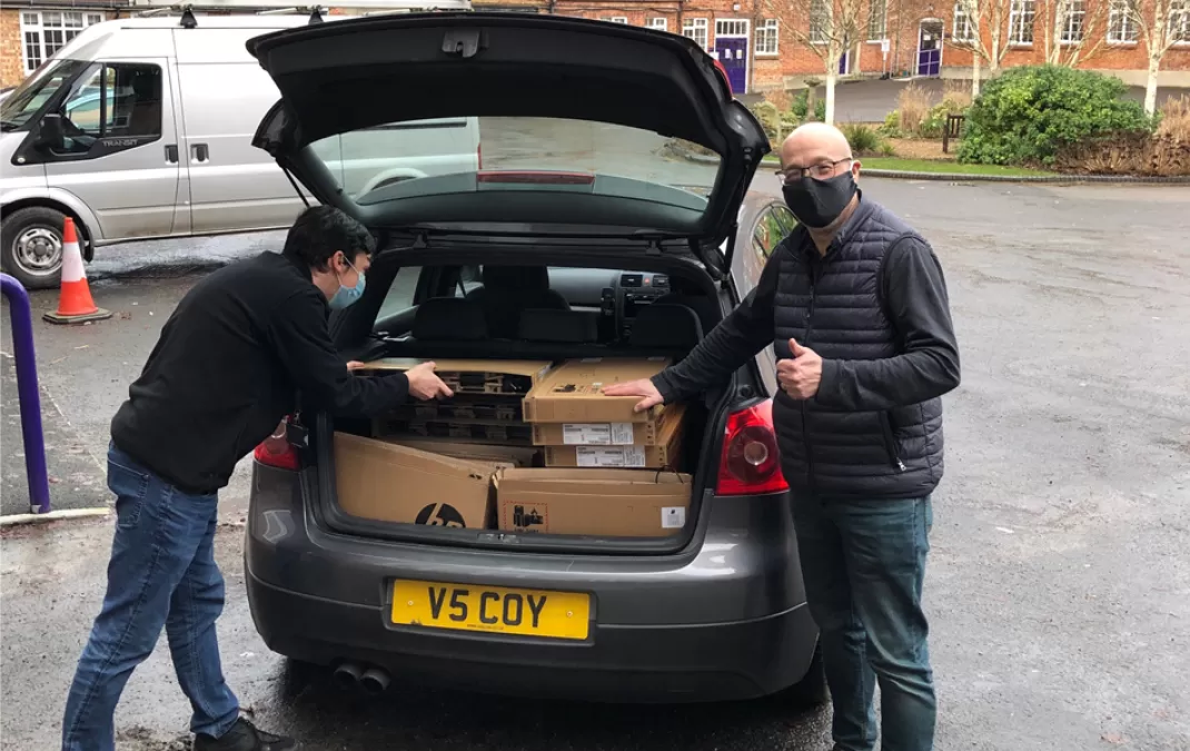 Old laptops get new homes