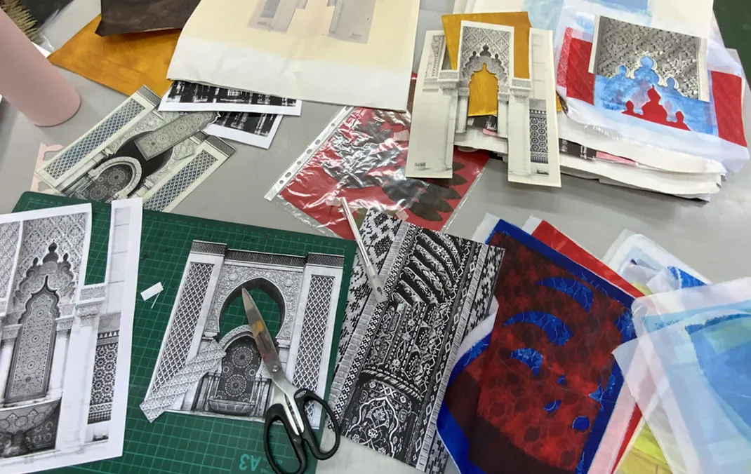Heat press workshop inspires Upper Sixth artists