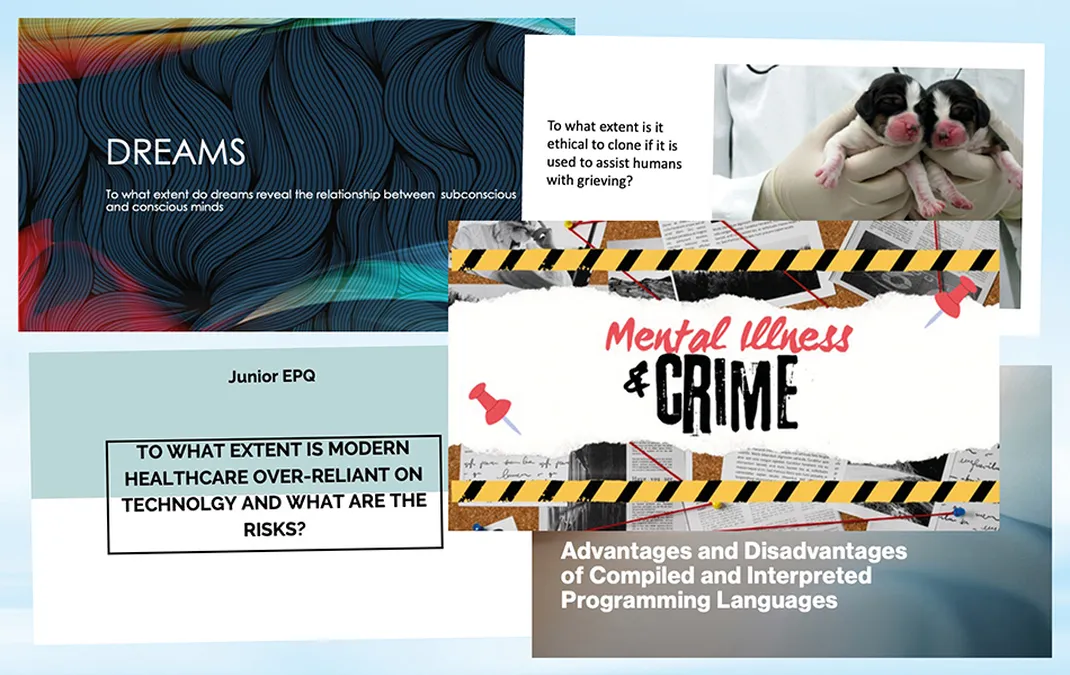 Students develop essential skills for modern learners through the AQA Level 1 Project Qualification