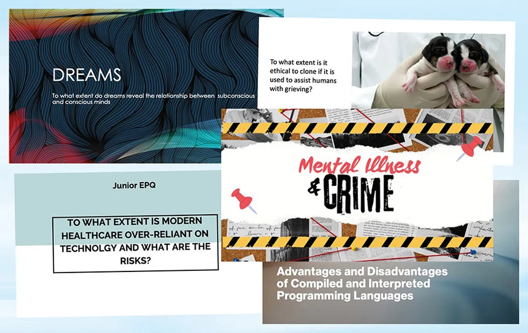 Students develop essential skills for modern learners through the AQA Level 1 Project Qualification