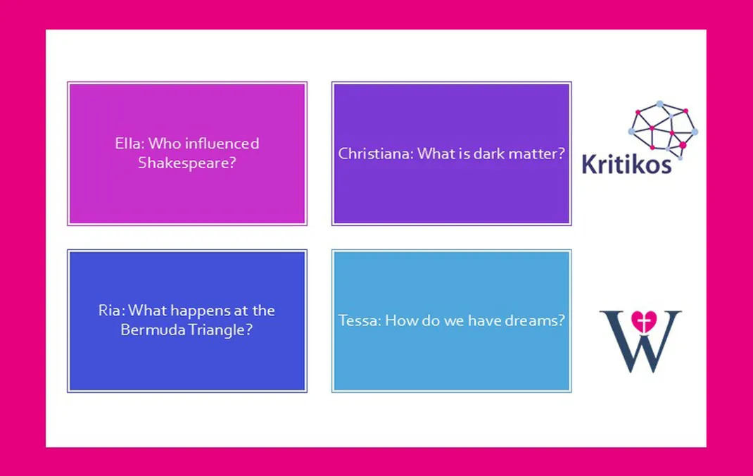 Year 7s impress with their research into dark matter, dreams, Shakespeare and the Bermuda Triangle