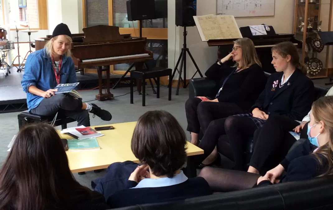 Woldingham celebrates National Poetry Day with award-winning poet Emma McGordon