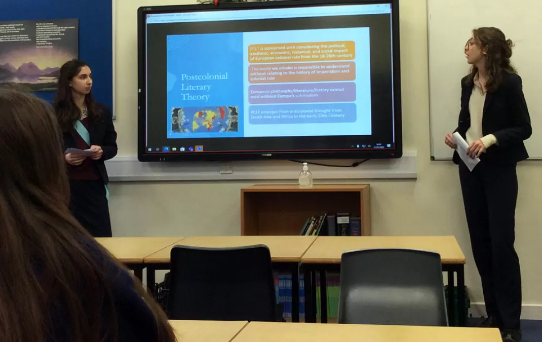 Postcolonial literature talks explore topics of race, gender, and cultural politics