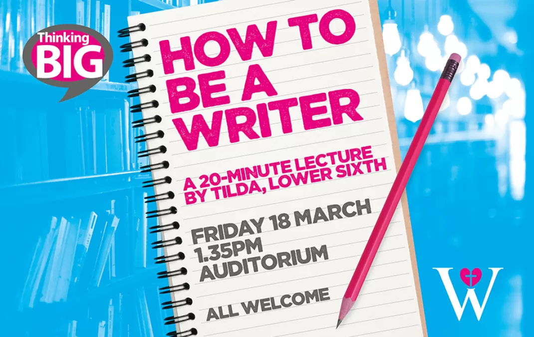 Fantastic tips from Tilda on how to #WriteYourOwnStory